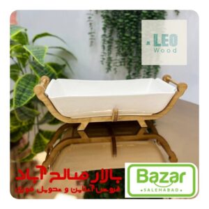 سالاد خوری قایقی چوبی