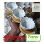 اردو خوری 3 خانه پیاله سرامیکی مدل خورشیدی