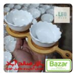 اردو خوری 2 خانه پیاله سرامیک مدل خورشیدی