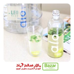 بطری های طرح پیرکس بلور درب شیشه ای 1000 میل