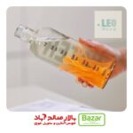 بطری های طرح پیرکس بلور درب شیشه ای 1000 میل
