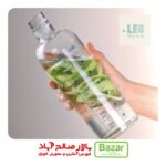 بطری های طرح پیرکس بلور درب شیشه ای 1000 میل