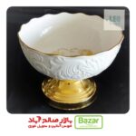کاسه پایه رزت ورساچه گلدار