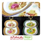 شیرین خوری دو طبقه مربع لمونژ