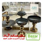 ست پذیرایی فلزی گلدار