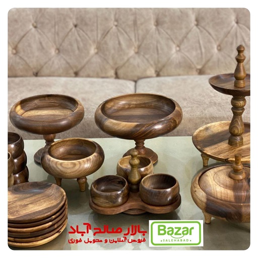 استفاده از ظروف چوبی در دکوراسیون