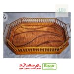 سینی چوب فلز لوکس آبکاری فورتیک
