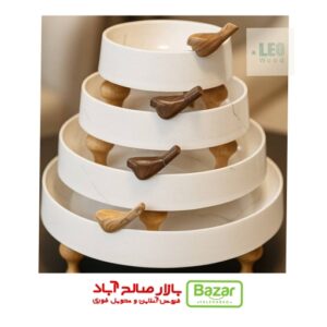 ست پذیرایی 4 تیکه سنگی گنجشک