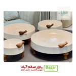 ست پذیرایی 4 تیکه سنگی گنجشک