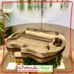 سینی دسته دار چوب گردو در عمده فروشی بازار صالح آباد