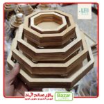 سینی ۵ تیکه پایه دار 8 ضلعی