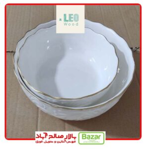 دو کاسه ورساچه لب طلا