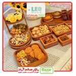 سینی ۵ تیکه طرح مربع 30 میل