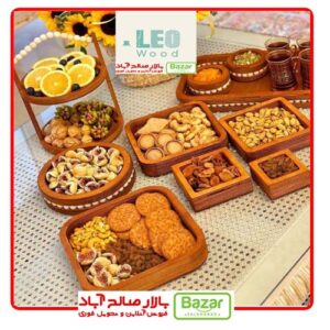 سینی ۵ تیکه طرح مربع 30 میل