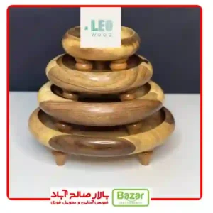 سرویس پذیرایی 4 تکه چوب گردو سوپر براق