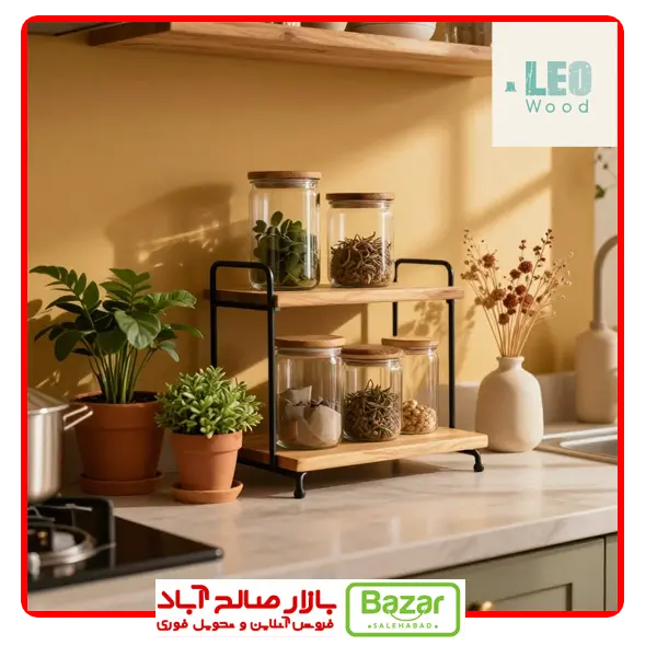چیدمان آشپزخانه با استند بانکه