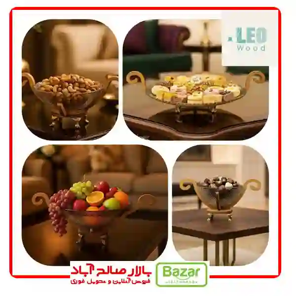 چیدمان پینترستی میز پذیرایی با ظروف پرنس ارغوانی